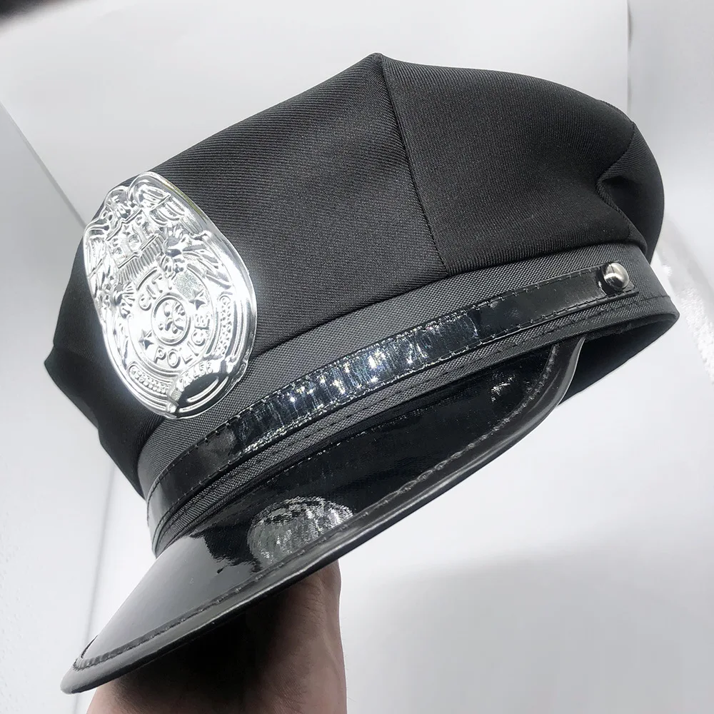 Top Trends: Baseball Caps For Men Women Teens Boys Girls Police Cop Hat Policeman Cosplay Halloween Party Performance Y2k Hats Shoppable Styles - Image 4