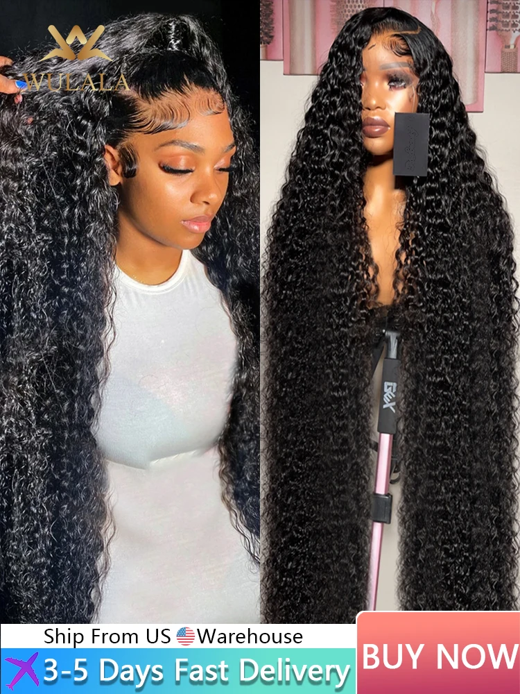 Top Trends: 30 40 Inch Loose Deep Wave Lace Frontal Wig 13x6 Hd Curly Human Hair Wigs 13x4 360 Water Wave Glueless Preplucked Lace Front Wig Shoppable Styles