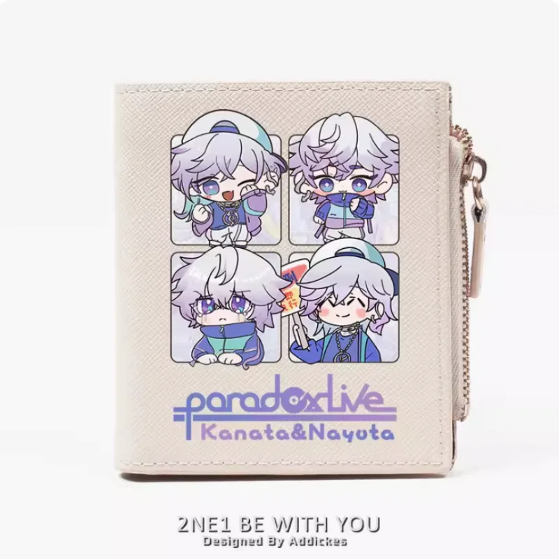 Top Trends: Anime Paradox Live Yatonokami Kanata Nayuta Fashion Wallet PU Purse Card Coin Zipper Money Bag Cosplay Gift B437 Shoppable Styles