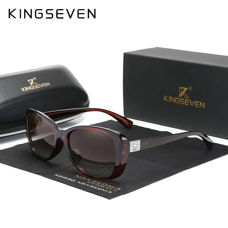 Top Trends: KINGSEVEN Young Style Women&#039;s Sunglasses Gradient Polarized Lens Luxury Design Ladies Elegant Lunette De Soleil Femme Shoppable Styles