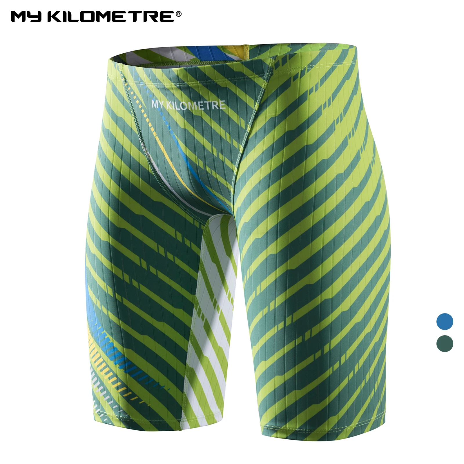 Top Trends: MY KILOMETRE Mens Swimsuit Jammer Endurance Athletic Training Swimsuit Racing Swimming Trunks Shorts Swimwear Men Swim Jammers Shoppable Styles