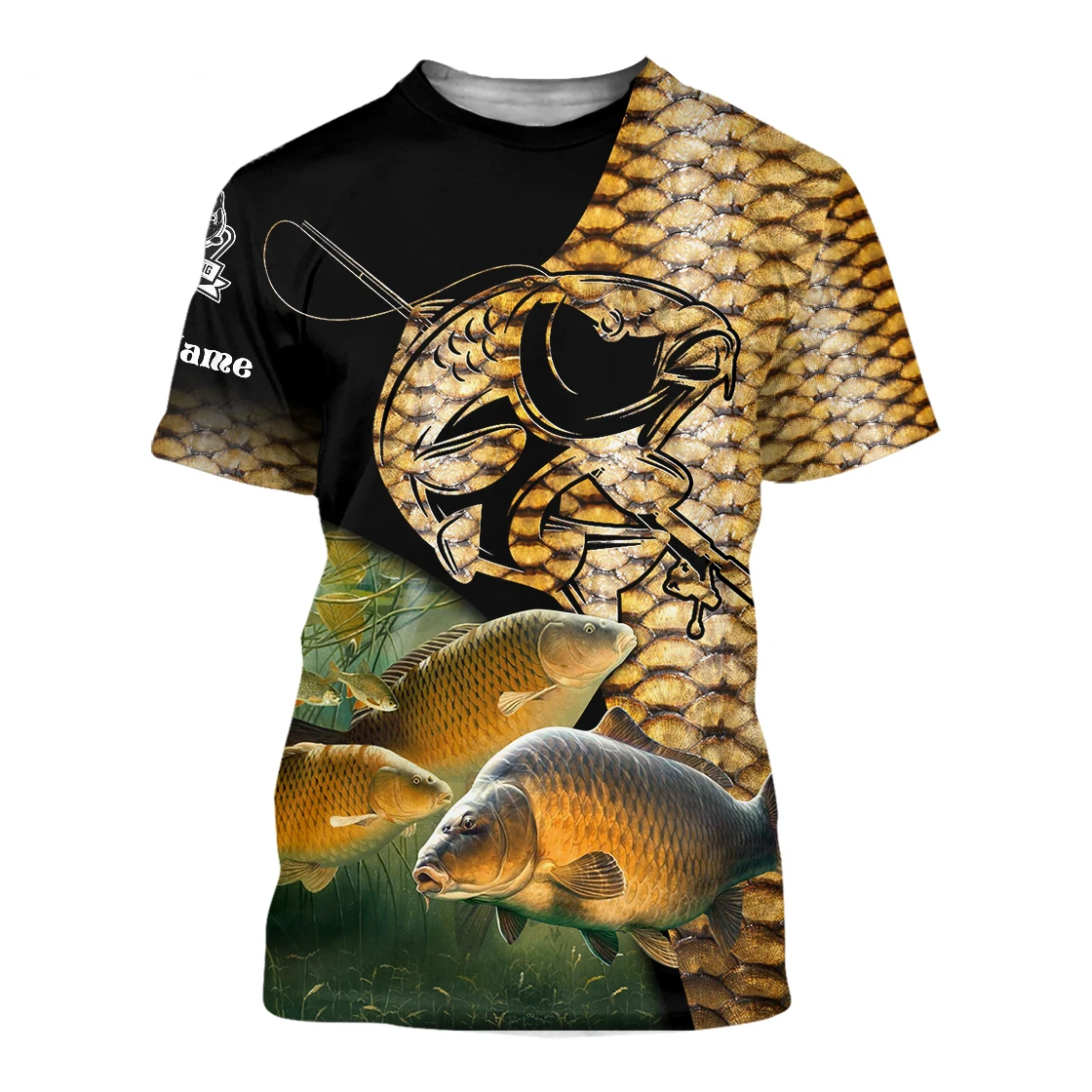 Top Trends: Men's Summer T-shirt Brook Trout Fishing 3D Printed Harajuku Casual Short Sleeve T-shirt Unisex Neutral Outdoor Quick Drying Top Shoppable Styles