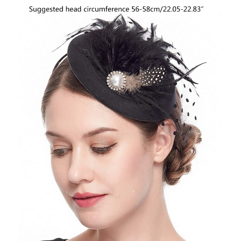 Top Trends: Elegant Fascinator Hat Pillbox Hat For Women Cocktail Tea Party Headwear Exquisite French Fascinator For Wedding Shoppable Styles - Image 2