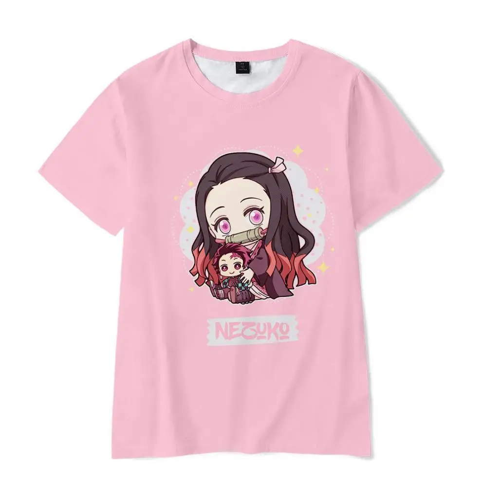 Top Trends: 2022 Summer New Fashion Demon Slayer 3D Printing Anime Characters T Shirt Kids Casual Boy Girl Unisex Clothes Children's Tee Shoppable Styles