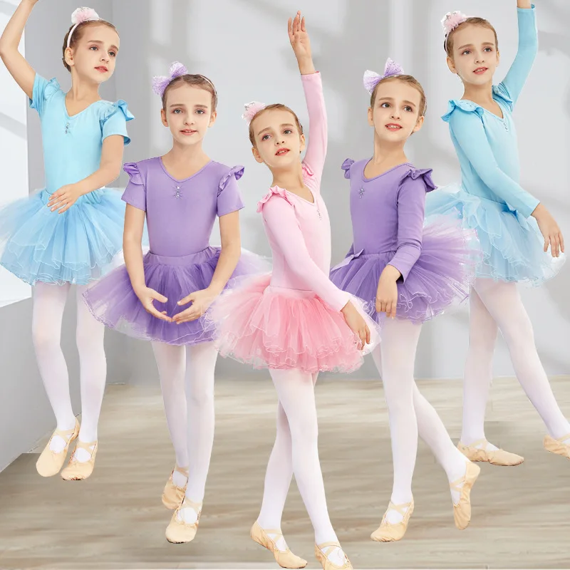 Top Trends: Kids Girls Tutu Ballet Dance Dress Leotard Rhythmic Gymnastics Fancy Christmas Party Birthday Dance Costume Leotard Ballerina Shoppable Styles