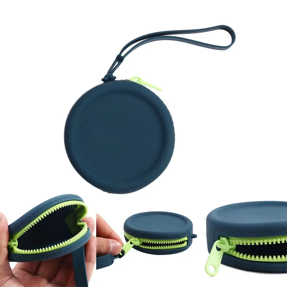 Top Trends: Zipper Kids Earphone Storage Bag Earbuds Box Headset Bag Women Mini Wallet Headphone Case Silicone Coin Purse Money Bag Shoppable Styles