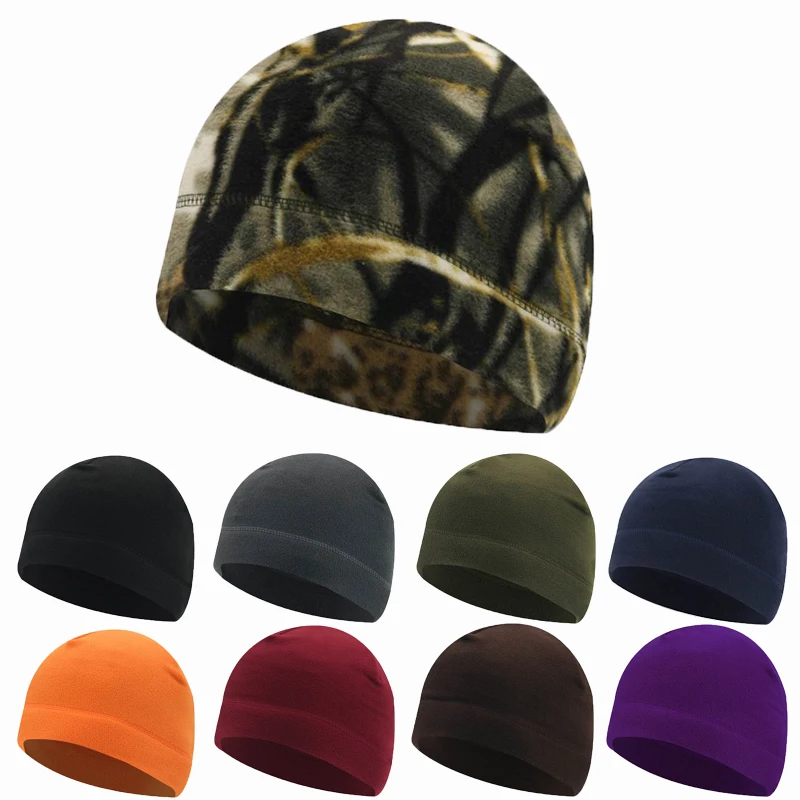 Top Trends: Outdoor Military Camouflage Beanies Tactical Hats Fleece Sports Hat Fishing Cycling Hunting Men Women Warm Windproof Hiking Caps Shoppable Styles