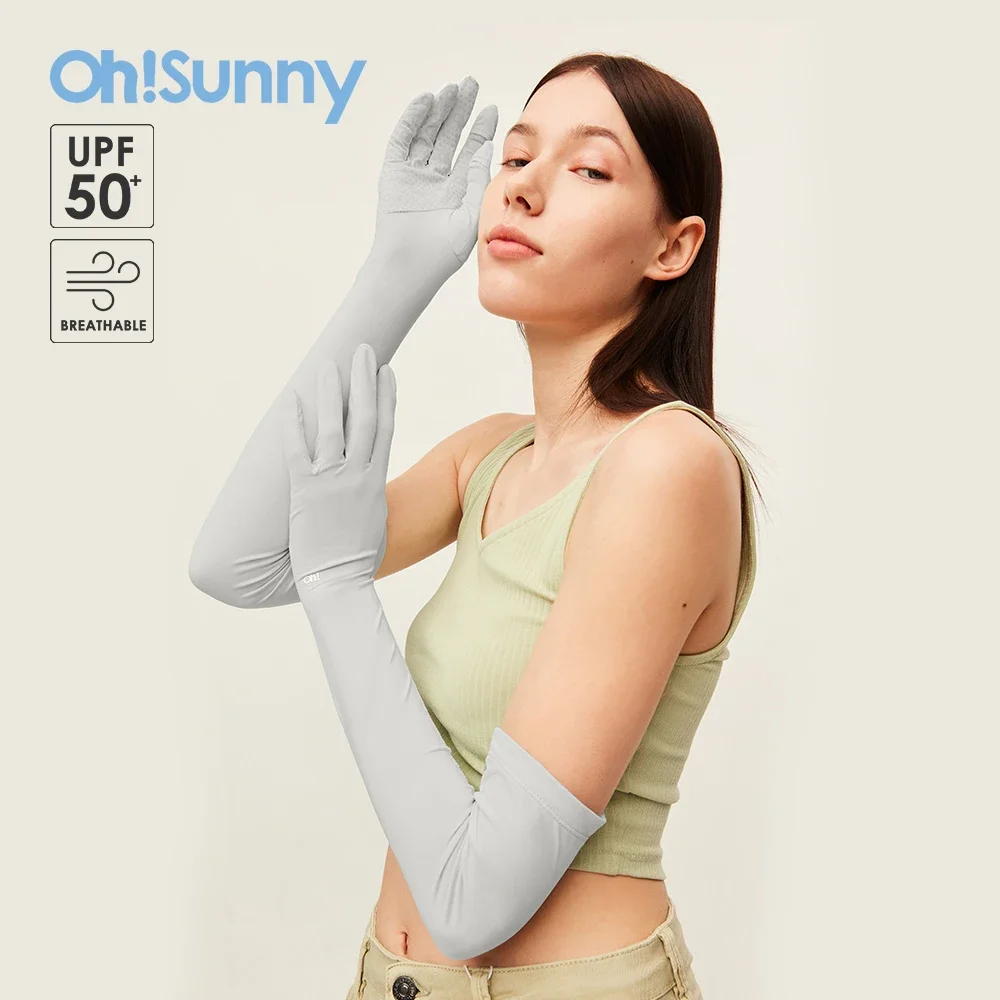 Top Trends: OhSunny Summer Outdoor Sport Flexible Anti-UV Arm Sleeves UPF 50+ Sun Protection Light Soft Driving Cycling Couple Shoppable Styles