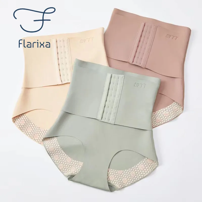 Top Trends: Flarixa 2 In 1 Hip Lift Flat Belly Women's Panties Body Shapewear Women Thin Waist Trainer Body Shaper Body Sculpting Corset Shoppable Styles