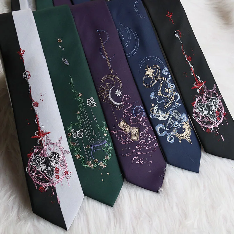 Top Trends: Anime Cosplay Ties Harajuku Men Women Uniform Black College Clothing Adult Student Accessories Necktie Christmas Gifts Shoppable Styles