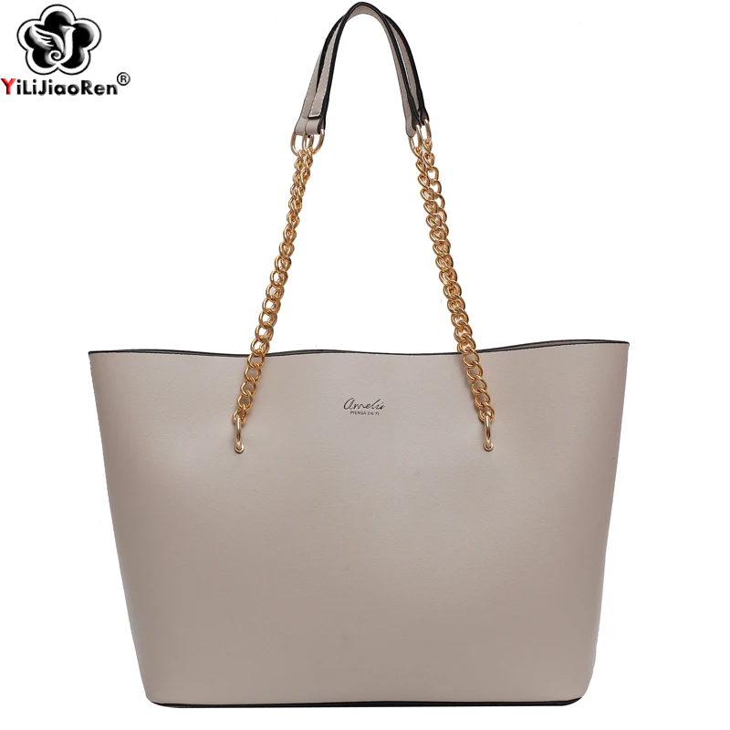 Top Trends: Casual Handbag Women Big Tote Bag Leather Handbags For Ladies New Elegant Shoulder Bag Luxury Handbags Women Bags Designer Sac Shoppable Styles