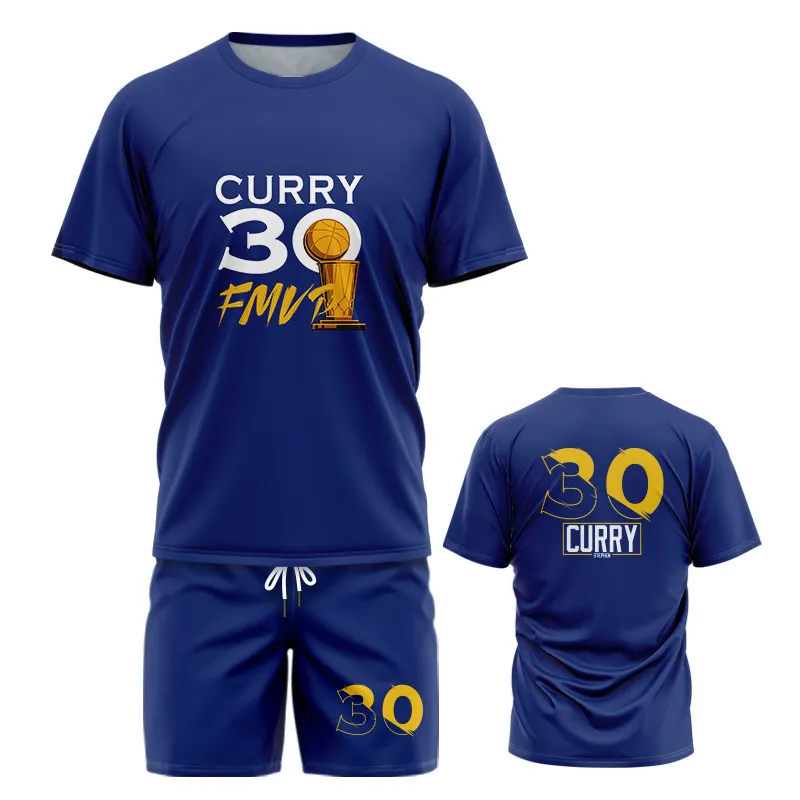 Top Trends: Golden State T Shirt Set Curry Basketball Shorts Short Sleeve Sportswear 2 Piece Warriors Fashionable Men Fan Tees Suit 6xl Shoppable Styles