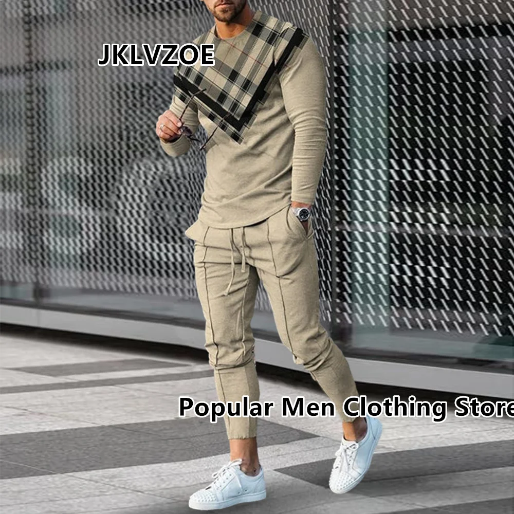 Top Trends: Men&#039;s Tracksuits Oversized Long Sleeve T Shirt+ Trousers Sets 3D Print Luxury Sportswear Suit Fashion Casual Male Clothing Shoppable Styles