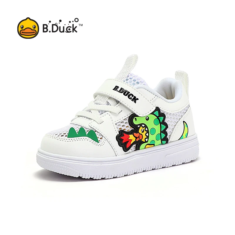 Top Trends: B.Duck White Casual Shoes For Boy Girl Brand Children Sneaker Kids Sports Shoes Toddler Walking Shoes Breathable Mesh Thin Shoppable Styles