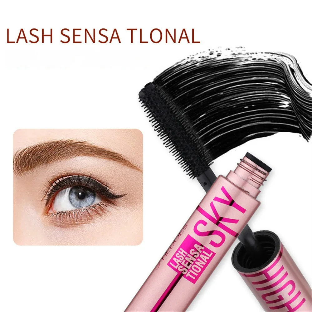 Top Trends: Waterproof Black Mascara Sweat-prooflong Long Lasting Lengthening Eyelash Enchancer Natural Curlying Mascara Eyelash Cosmetics Shoppable Styles