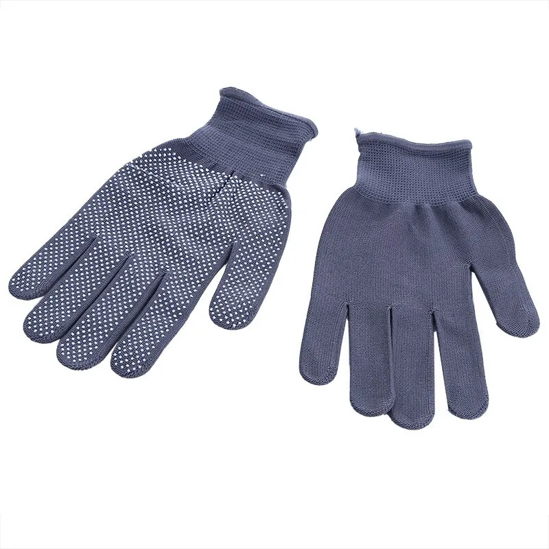 Top Trends: High Temperature Heat Resistant BBQ Gloves Cotton Silicone Non-Slip Hair Styling Work Gloves Microwave Oven Gloves Shoppable Styles - Image 4