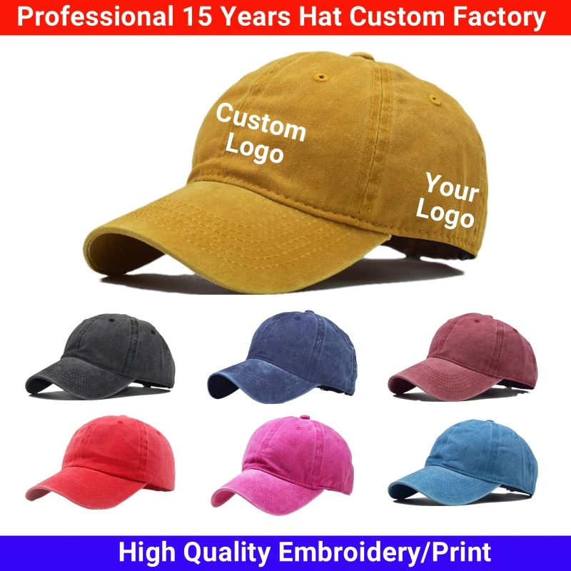 Top Trends: Custom Baseball Cap With Your Text, Logo Personalized Women Adjustable Trucker Hat Casual Hat Hiphop Cap Baseball Caps For Men Shoppable Styles