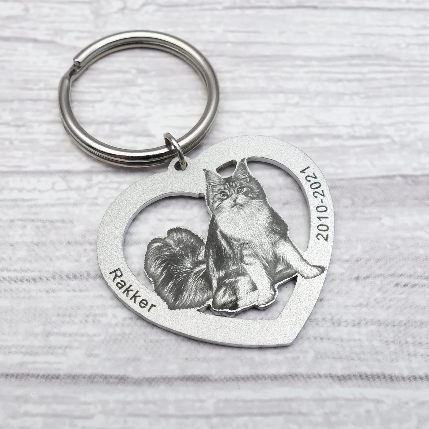 Top Trends: Personalized Heart Photo Keychain Custom Picture Keychain Cat Keyring Birthday Gift Keepsake Memory Dog Keychain Couple Keychain Shoppable Styles