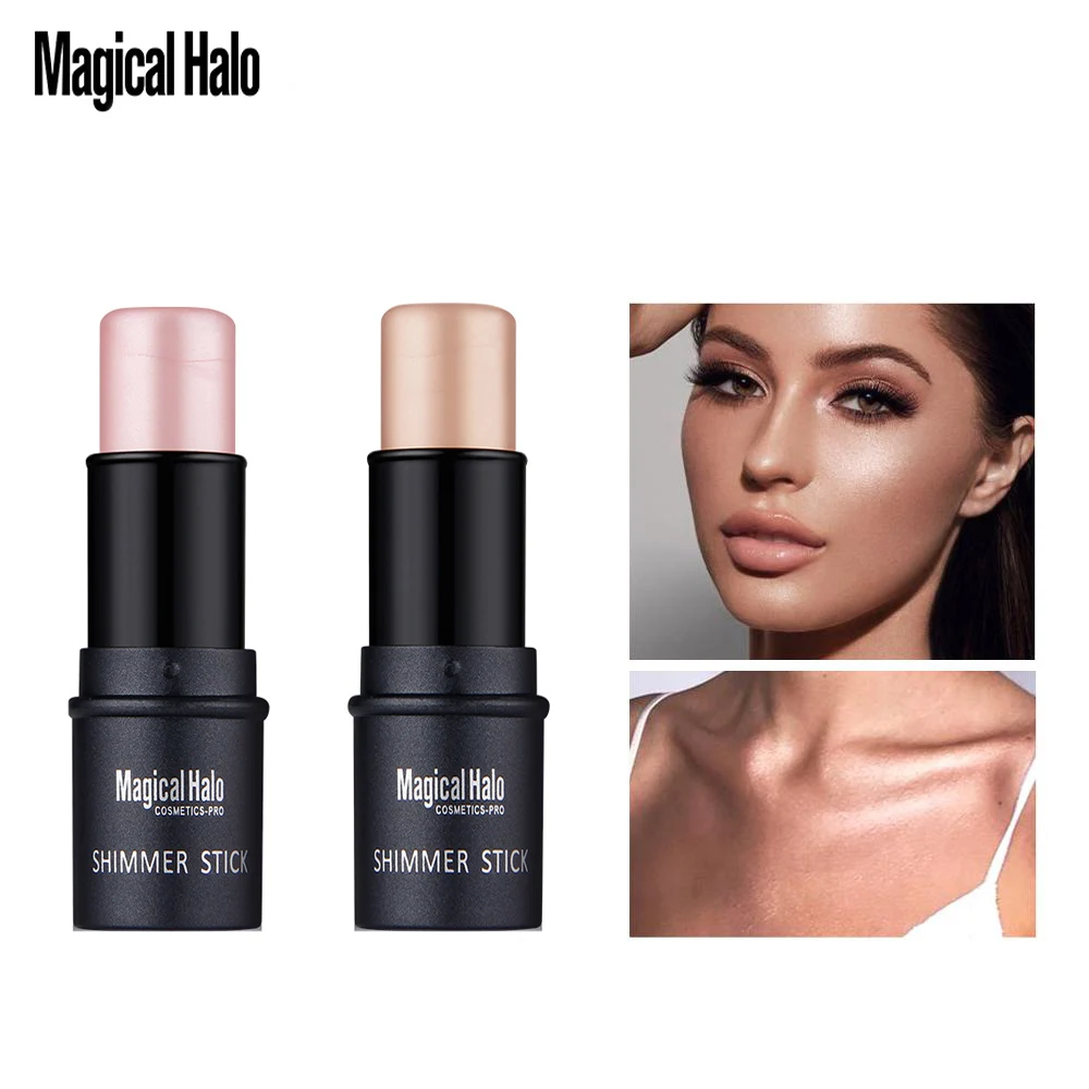 Top Trends: Magical Halo Highlighter Stick Makeup Glitter Contouring Bronzer For Face Shimmer Powder Highlight Corrector Contour Illuminator Shoppable Styles