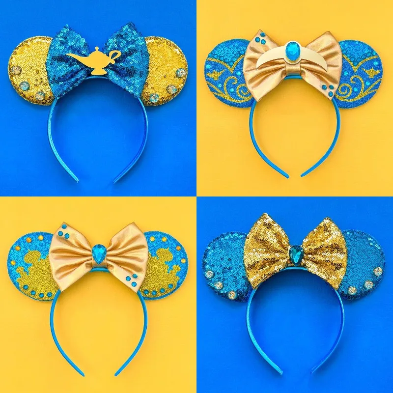 Top Trends: Disney Frozen Ear Headband Girl Olaf Bow Sequins Hairband For Women Elsa Princess Anna Headwear Kids Crown Hair Accessories Gift Shoppable Styles - Image 6