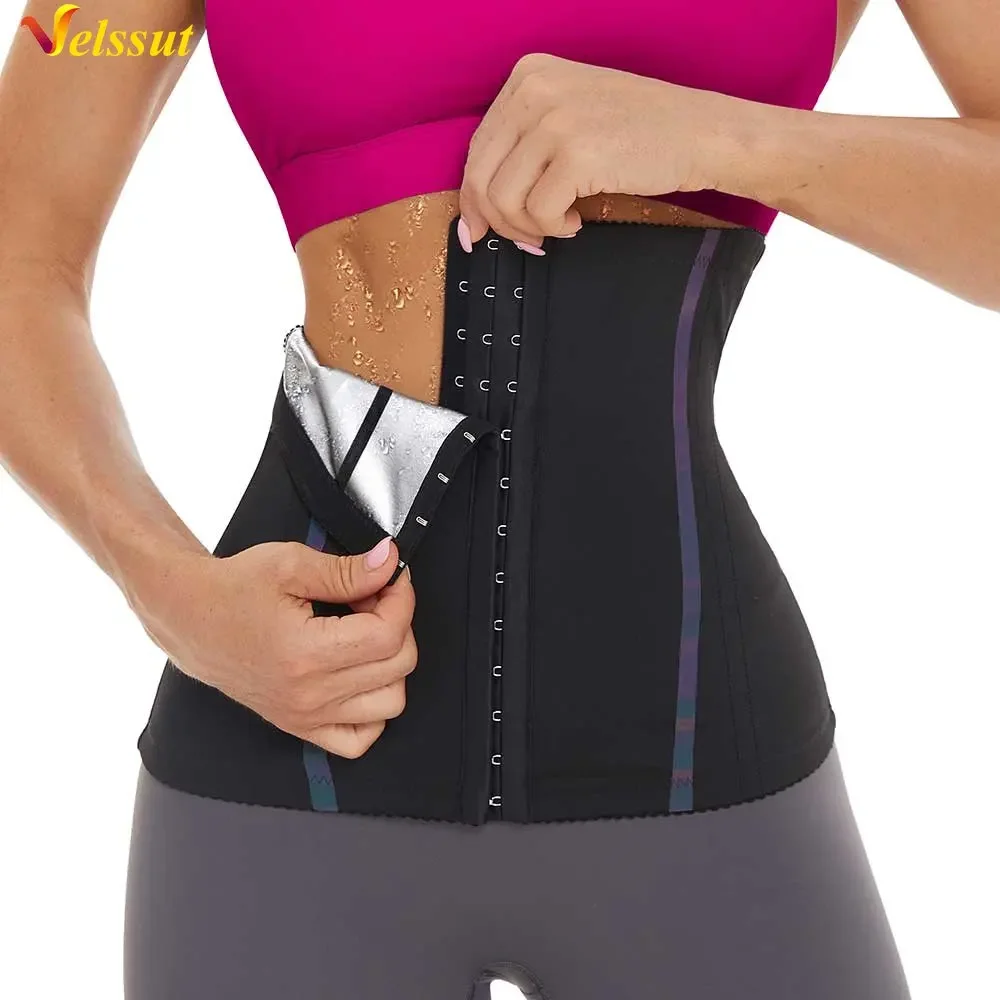 Top Trends: Velssut Sauna Waist Trainer For Women Hot Sweat Girdle Weight Loss Belly Belt Tummy Control Lady Body Shaper Fat Burning Workout Shoppable Styles