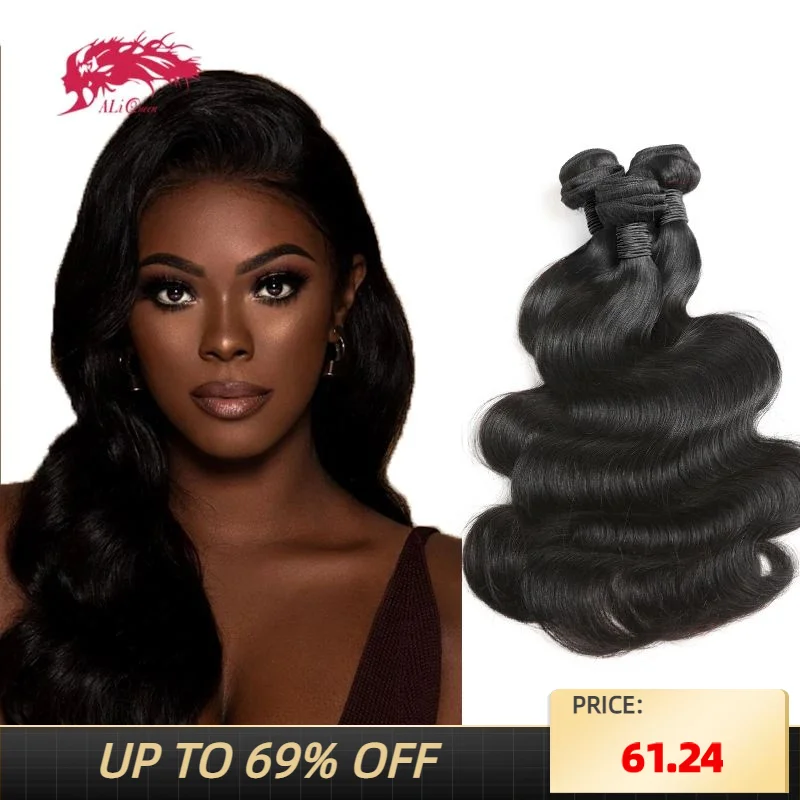 Top Trends: Peruvian Body Wave Human Hair Weave Bundle Natural Color 10"-30" Remy Hair Weaving Ali Queen Hair Extensions Shoppable Styles