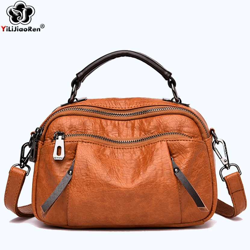 Top Trends: Luxury Women Handbags Designer Brand Leather Shoulder Bag Female Fashion Crossbody Bags For Women Clutch Purse Sac A Main 2019 Shoppable Styles