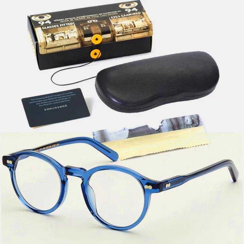 Top Trends: MILTZEN Eyeglasses Frames Women Johnny Depp Lemtosh Optical Glasses Frame Men Luxury Brand Vintage Acetate Computer Goggles Shoppable Styles