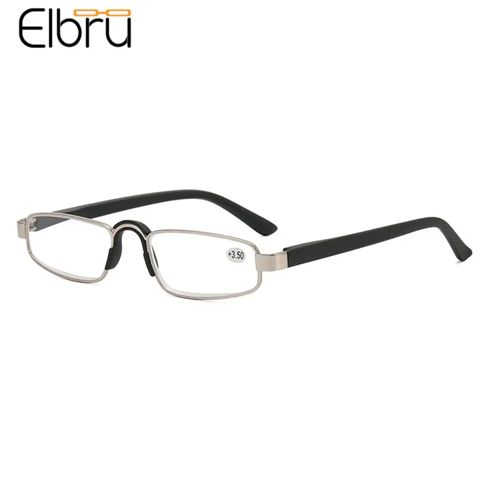 Top Trends: Elbru Transparent Optical Reading Glasses Man Women Presbyopia Hyperopia Reading Eyeglasses Alloy Ultralight HD View Eyewear Shoppable Styles