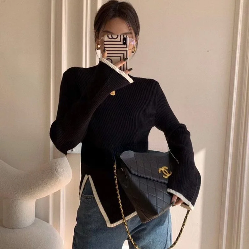 Top Trends: Autumn And Winter 2022 New Sweater Sweater Women High Neck Bottoming Shirt All-match Fashion Long-sleeved Inner Slim Top Shoppable Styles