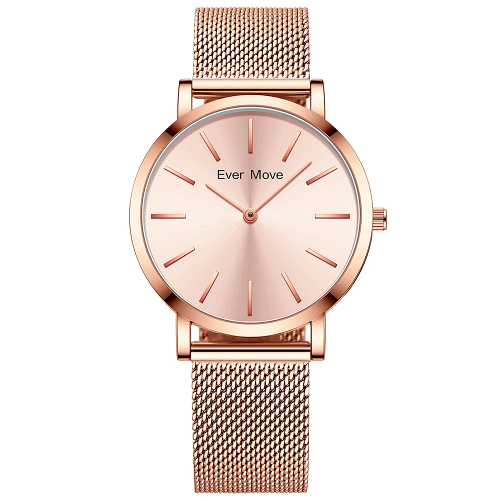 Top Trends: Ever Move Waterproof Quartz Watches With Stainless Steel Band Women&#039;s Fashion Wrist Watch Leisure Business Ladies Watches Gifts Shoppable Styles