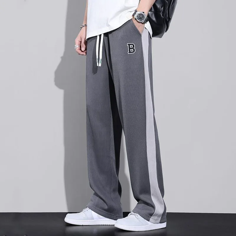 Top Trends: Harajuku Fashion Men Oversize Big Size Sweatpants Summer Thin Elastic Waist Baggy Streetwear Joggers Sports Wide Casual Trousers Shoppable Styles