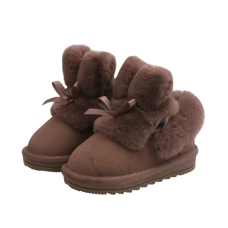 Top Trends: Winter Kids Cotton Shoes Thicken Warm Toddler Girl Shoes Non-slip Children Girls Snow Boots Fashion Short Boots Shoppable Styles