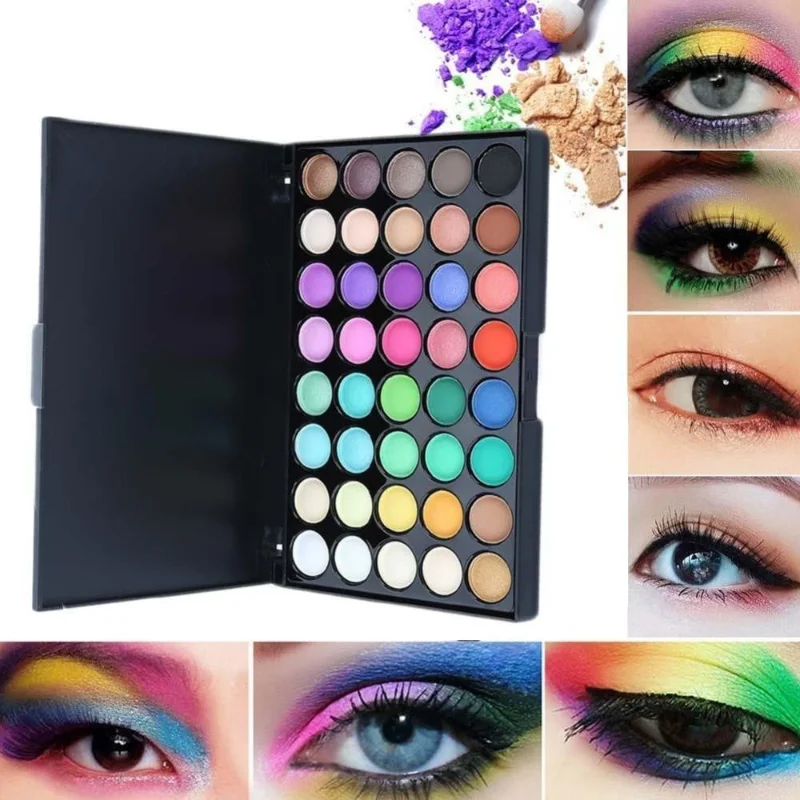 Top Trends: 40 Color Matte Eyeshadow Palette Glitter Eye Shadow Waterproof Long Lasting Make Up Pallet Shimmer Fashion Women Beauty Eyes Shoppable Styles