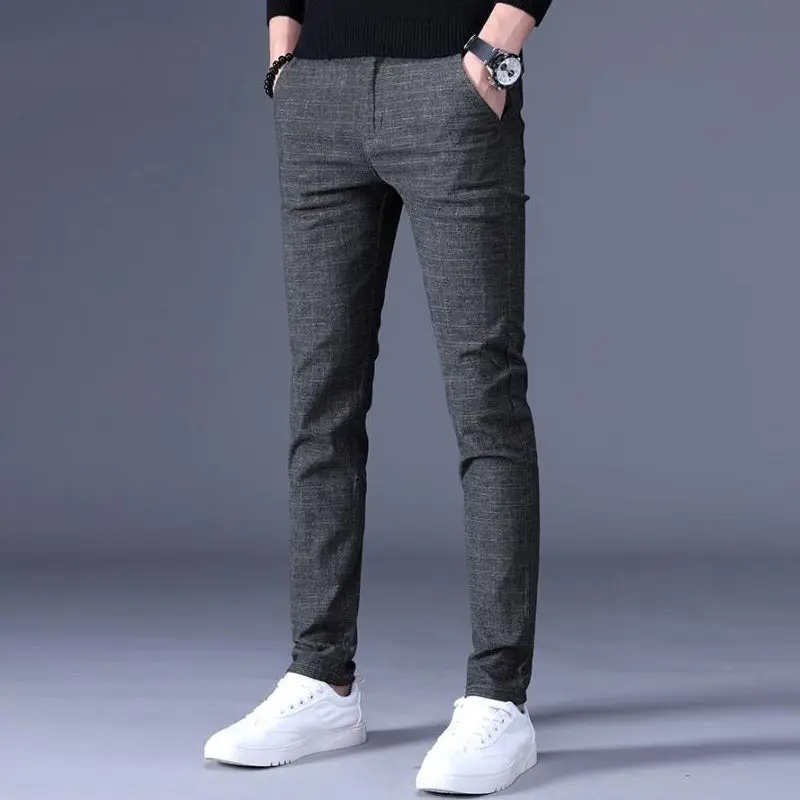 Top Trends: 2022 Autumn Winter Fashion Temperament Business Casual Pant Male Comfortable Simple Straight-leg Pant Man Solid Gentmen Trousers Shoppable Styles - Image 3