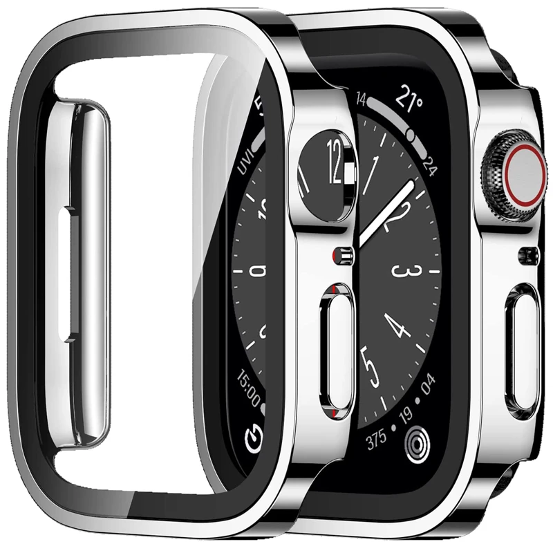 Top Trends: Waterproof Case For Apple Watch 7 8 45mm 41mm 49mm 44mm 40mm Straight Edge Screen Protector Cover Case IWatch 4 5 SE 6 7 8 Ultra Shoppable Styles