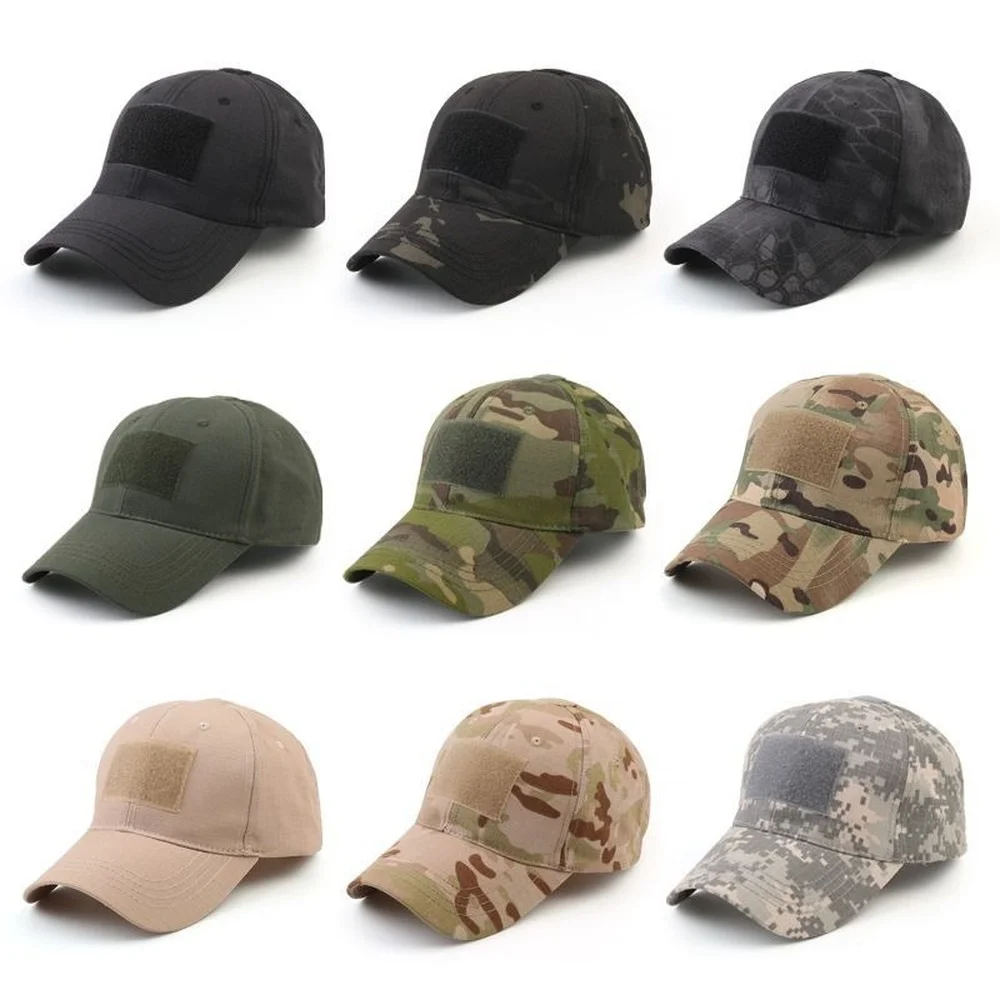 Top Trends: Men&#039;s Camouflage Tactical Baseball Cap Male Military Fitted Hat Bone Masculino Outdoor Sport Wargame Hunting Snapback Caps Shoppable Styles