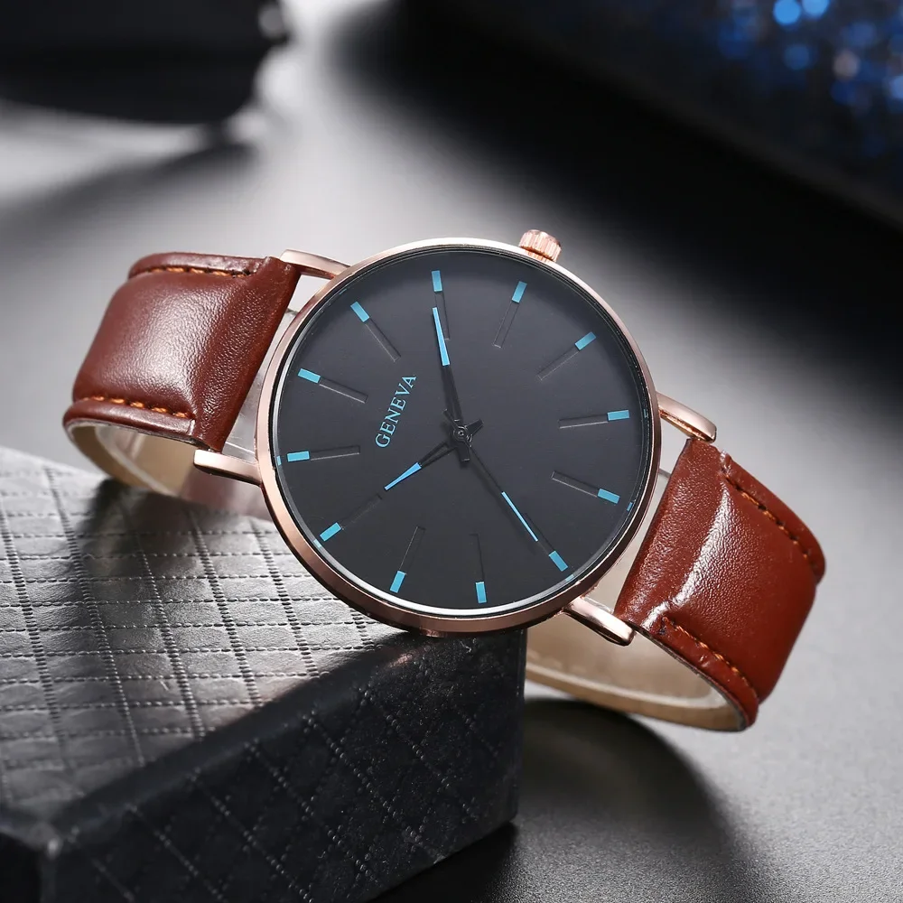 Top Trends: Selling Ultra-thin Simple Belt Men's Quartz Watch Shoppable Styles