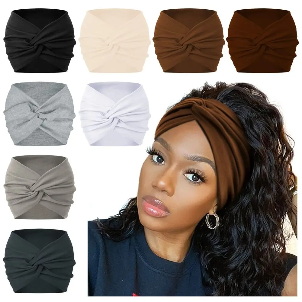 Top Trends: Hair Accessories Twisted Extra Large Thick Wide Headbands Turban Workout Headband Head Wraps For Women Shoppable Styles