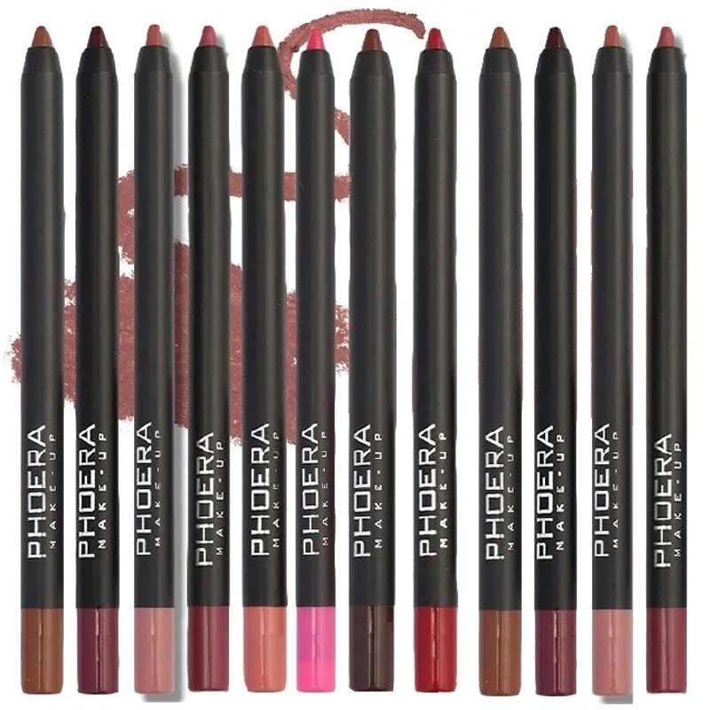 Top Trends: 12 Colors Matte Lip Liner Pencil Sexy Red Contour Tint Lipstick Pen Lasting Non-stick Cup Lipsticks Moisturising Lips Cosmetics Shoppable Styles - Image 6