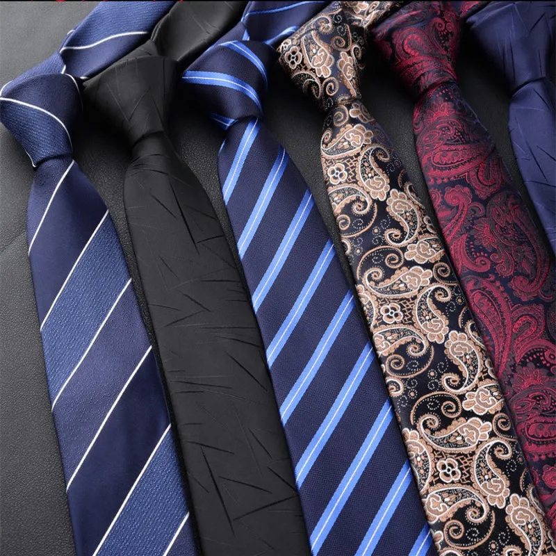 Top Trends: Fashion Mens Tie 6CM Silk Neckwear Jacquard Woven Classic Floral Neck Ties For Men Formal Business Wedding Party Groom Neckties Shoppable Styles