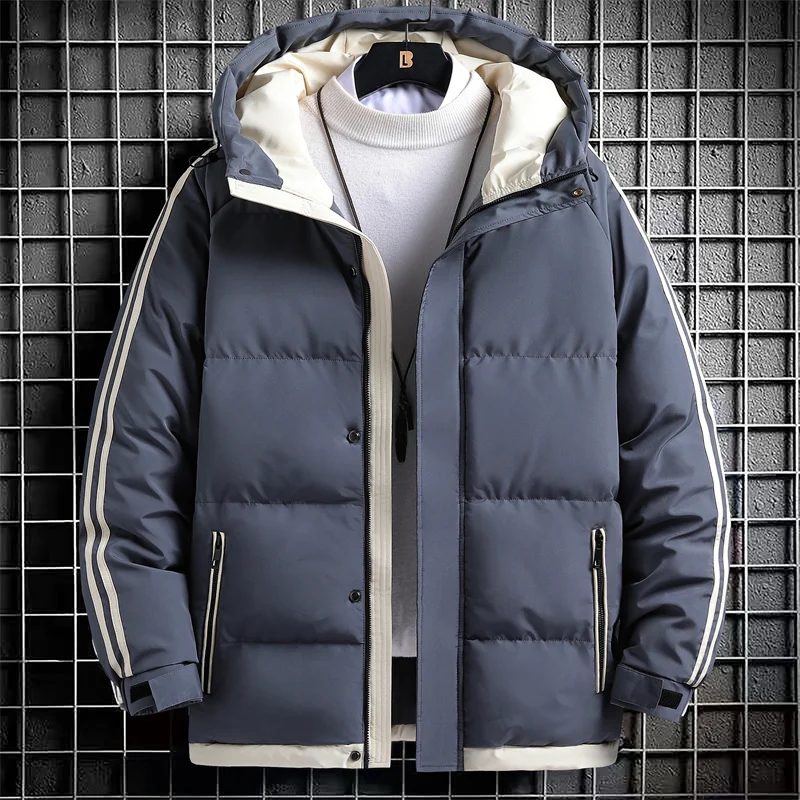 Top Trends: 2023 New Winter Mens Casual Warm Thick Waterproof Parkas Jacket Coat Brand Men Autumn Solid Color Outwear Windproof Male Clothes Shoppable Styles