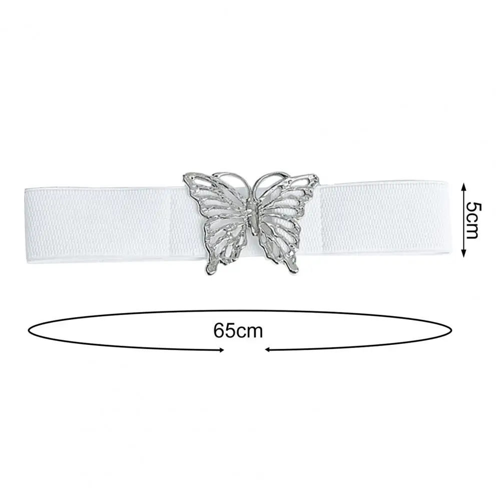 Top Trends: Women Belt Butterfly Buckle High Elasticity Wide Band Tight Waist Goth Waist Corset Waist Strap Clothes Accessories Shoppable Styles - Image 6