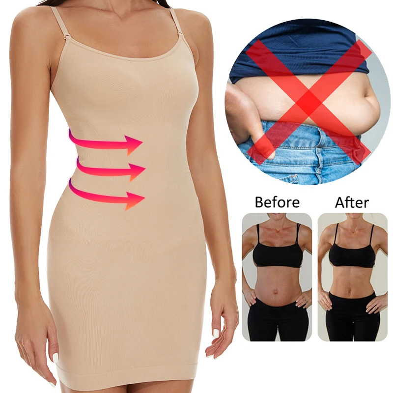 Top Trends: MISSMOLY Womens Shaperwear Slips For Under Dresses Tummy Control Shapewear Full Slip Dress Seamless Body Shaper Under Dress Shoppable Styles - Image 2