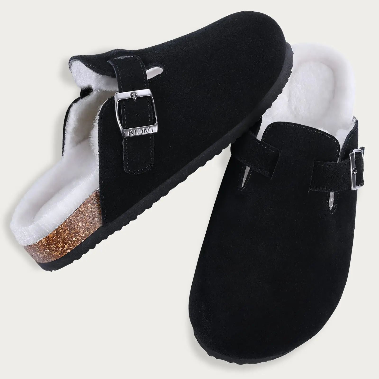 Top Trends: Comwarm Fur Clogs For Women Men Winter Home Cork Mules Fuzzy Slippers Short Plush Potato Shoes Indoor Outdoor Warm Zuecos Mujer Shoppable Styles