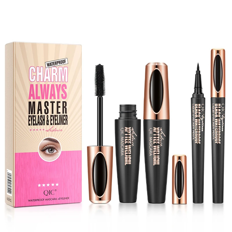 Top Trends: Korean Cosmetics Black Mascara Lengthens Eyelashes Extra Volume Waterproof Natural Lashes Female Professional Makeup Eyeliner Shoppable Styles