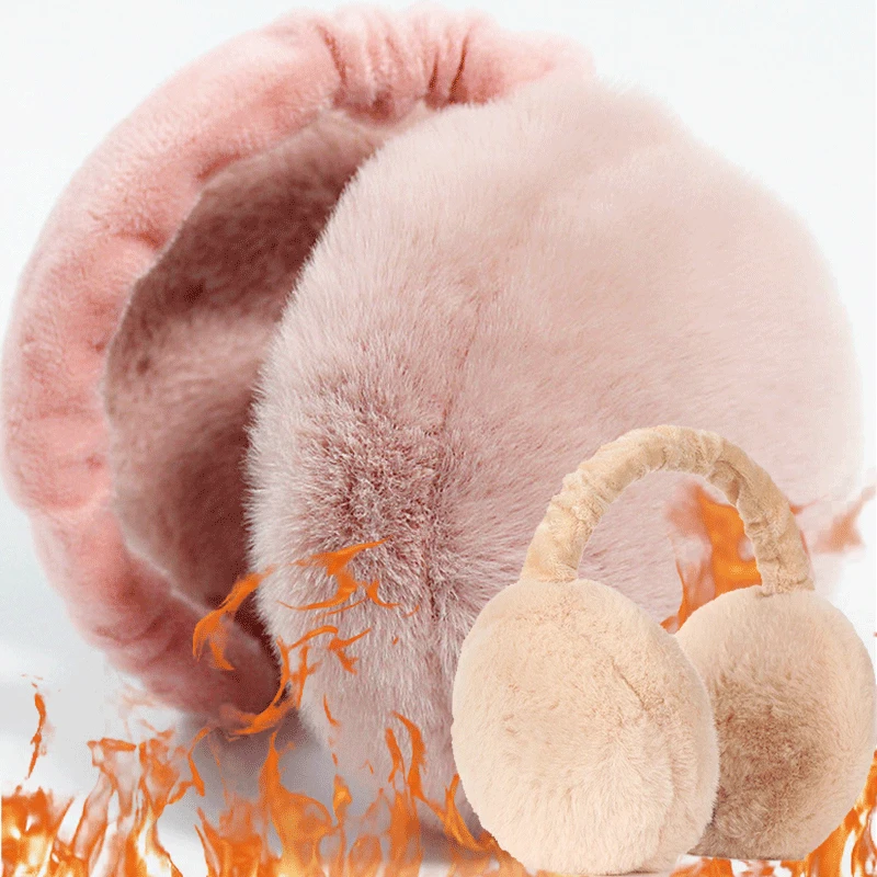 Top Trends: Winter Warm Ear Muffs Women Fluffy Earmuffs Men Plush Earmuffs Winter Ear Warmers Solid Color Soft Casual Ear Muffs Earlap Shoppable Styles