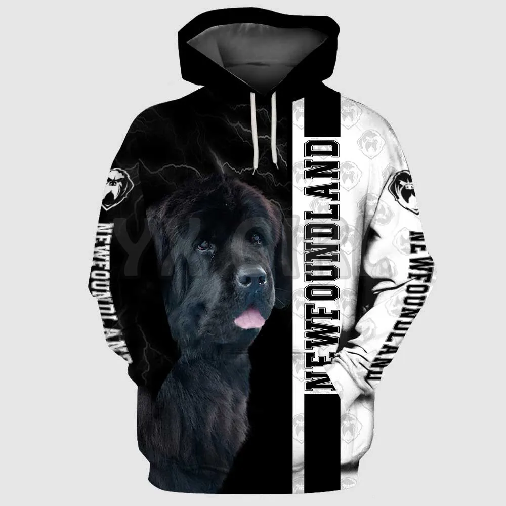 Top Trends: Newfoundland 3D Printed Hoodies Unisex Pullovers Funny Dog Hoodie Casual Street Tracksuit Shoppable Styles