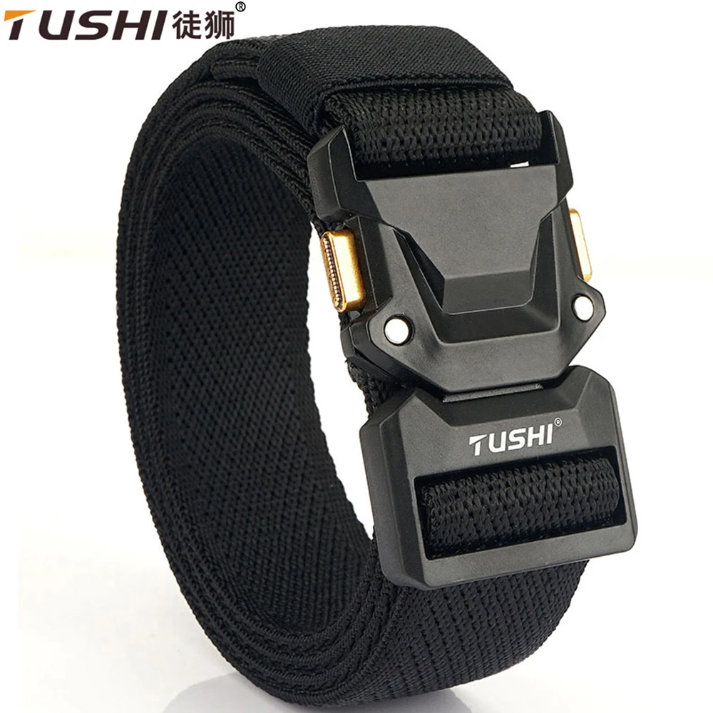 Top Trends: TUSHI Men Belt Outdoor Hunting Tactical Belt Multi-Function Buckle Nylon Belt High Quality Marine Corps Canvas Belt Buckle Shoppable Styles