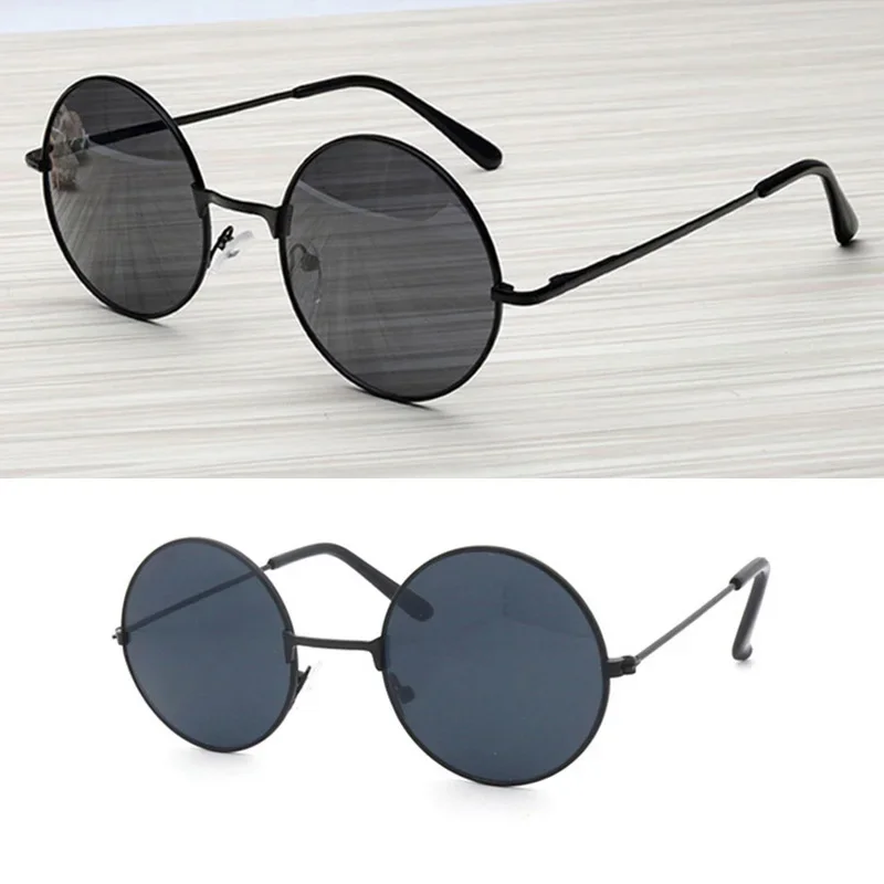 Top Trends: Anime Gojo Satoru Cosplay Black Steampunk Round Frame Glasses Costume Accessories Props Men Women Sunglasses Shoppable Styles